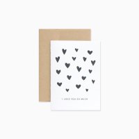 EVERMORE PAPER CO. | I LOVE  YOU SO MUCH CARD | ꡼ƥ󥰥ɤξʲ