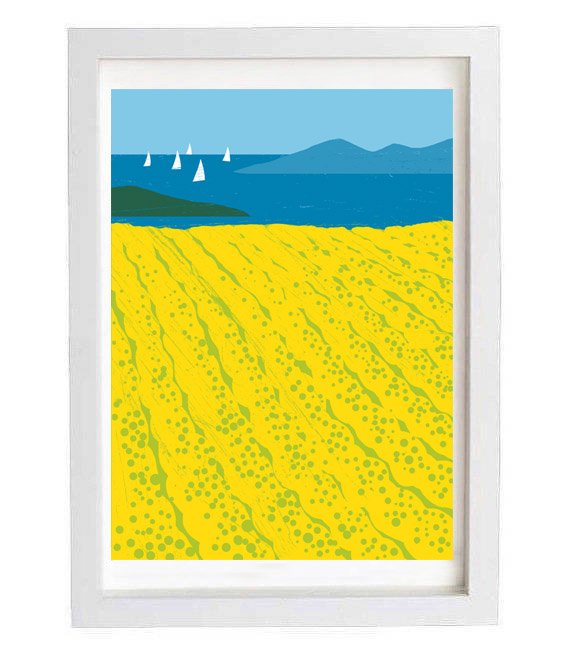 ANEK | IMMORTELLE FIELDS | アートプリント/ポスター (50x70cm)【北欧 カフェ レストラン インテリア おしゃれ】  - HAFEN ハーフェン | 北欧・ヨーロッパの雑貨・ポスターを扱う通販ショップ