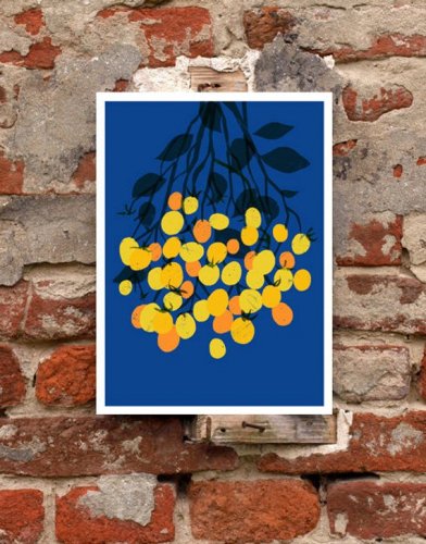 ANEK | YELLOW CHERRY TOMATOES | アートプリント/ポスター (50x70cm