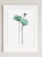 COLOR WATERCOLOR | Poppy Flower Art #2 | A3 ȥץ/ݥξʲ