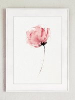 ڥͥݥ̵COLOR WATERCOLOR | Abstract Flower Peonies Art #2 | A4 ȥץ/ݥξʲ