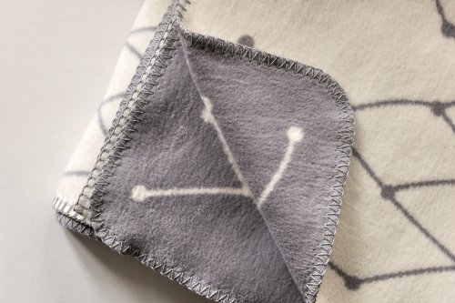 bastisRIKE | THE GRID - COTTON BLANKET (light grey) | ブランケット 北欧 シンプル グレー  インテリア