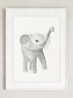 COLOR WATERCOLOR | Elephant Art Print #1 | A3 ȥץ/ݥξʲ