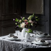 LYNGBY PORCELAIN | CURVE VASE H12cm (white) | フラワーベース/花瓶の商品画像