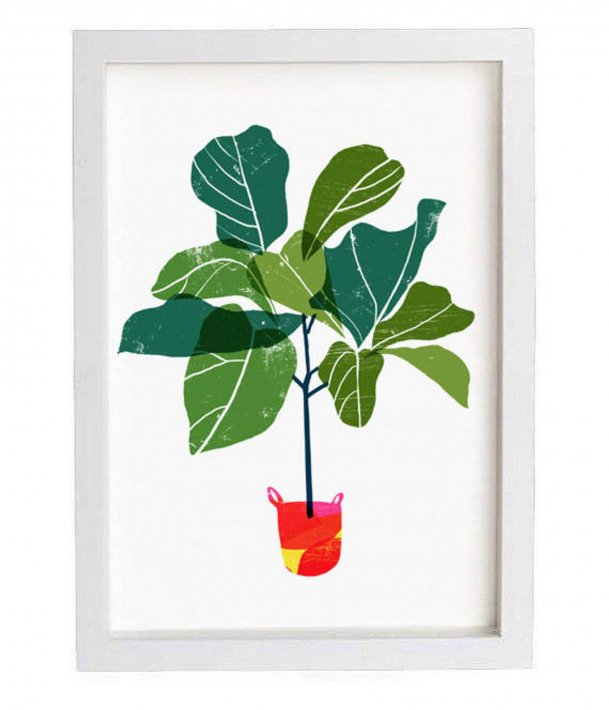 ANEK | Fiddle Leaf Fig Tree - Tropical leaf print | アートプリント