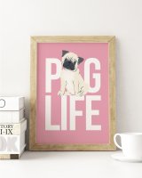 ڥͥݥ̵THE LOVE SHOP | PUG LIFE (pink) | A4 ȥץ/ݥξʲ