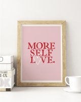 THE LOVE SHOP | MORE SELF LOVE (pink) | A3 アートプリント/ポスターの商品画像