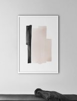 NOUROM | BEIGE AND BLACK WATERCOLOR #1 | ȥץ/ݥ (50x70cm)ξʲ