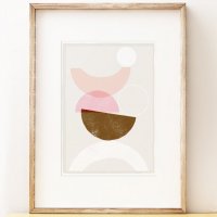 SHAPE COLOUR PATTERN | Abstract art print 'Balancing 4' | A3 アートプリント/ポスターの商品画像