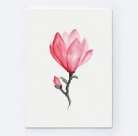 ڥͥݥ̵COLOR WATERCOLOR | Magnolia Art Print #1 | A4 ȥץ/ݥξʲ