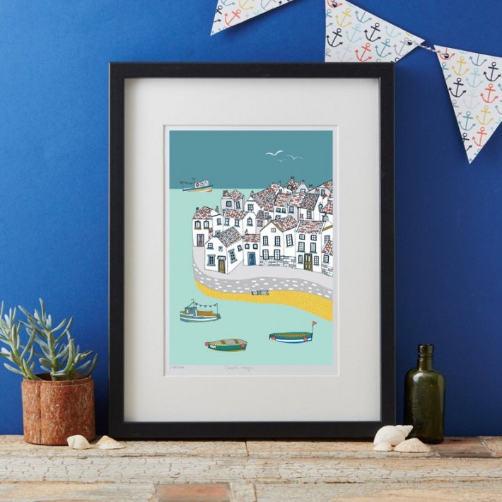 JESSICA HOGARTH | COASTAL VILLAGE ART PRINT | A3 アートプリント