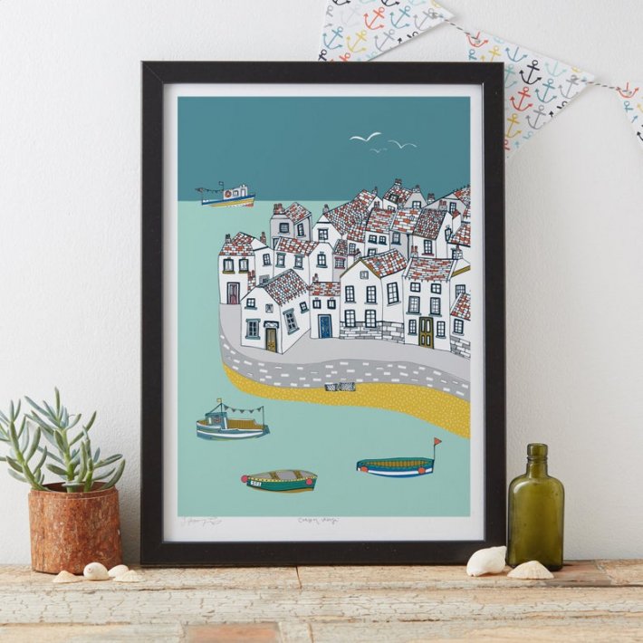 JESSICA HOGARTH | COASTAL VILLAGE ART PRINT | A3 アートプリント