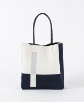 Tricote | ラインニットトートバッグ (white) | バッグの商品画像