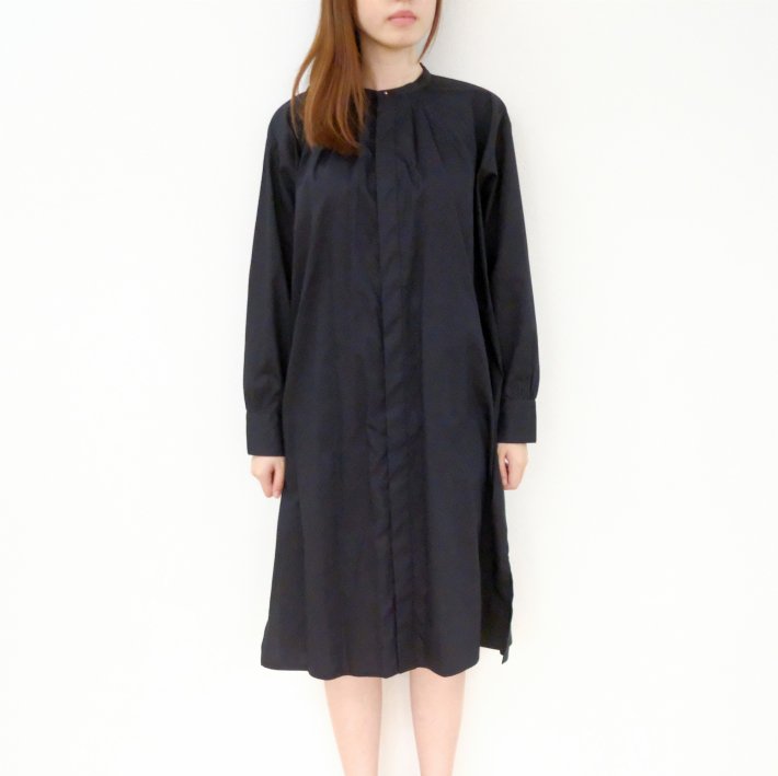 Kelen ケレン Wide Shirts Dress Floyd ワンピース Black