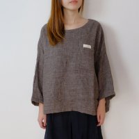 SALE 50%աthe last flower of the afternoon |  pullover shirt (brown) | ץ륪СĤξʲ
