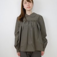 SALE 50%աthe last flower of the afternoon | 뱫(Τ) round collared pullover shirt (olive)ξʲ