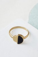 SALE 15%աShlomit Ofir | Contrast Ring (black) | 󥰤ξʲ