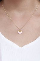 SALE 15%աShlomit Ofir | Cube Necklace (light rose) | ͥå쥹ξʲ