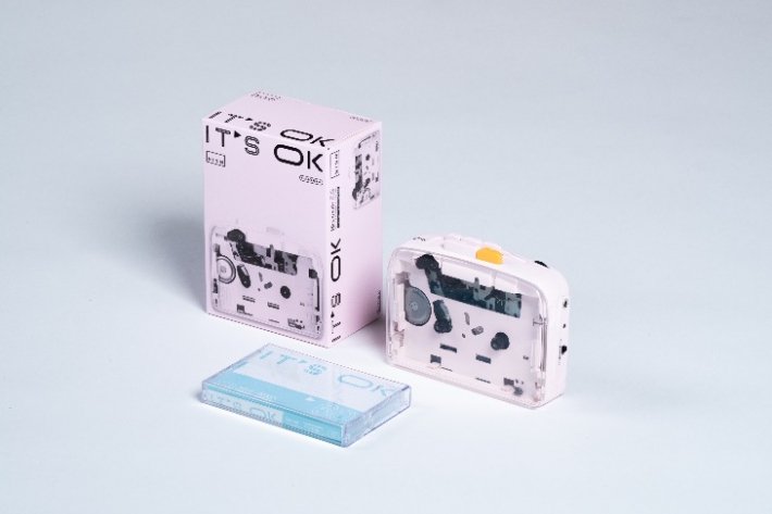 NINM Lab | IT'S OK Bluetooth 5.0 Cassette Player SAKURA | pink