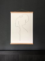 JORGEN HANSSON | Female lines no.3 | アートプリント/ポスター (50x70cm)の商品画像