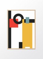 【SALE 20%オフ】STUDIO FAZZOLETTO | COLOURFUL GEOMETRY POSTER | アートプリント/ポスター(50x70cm) 北欧 デンマーク シンプル おしゃれの商品画像