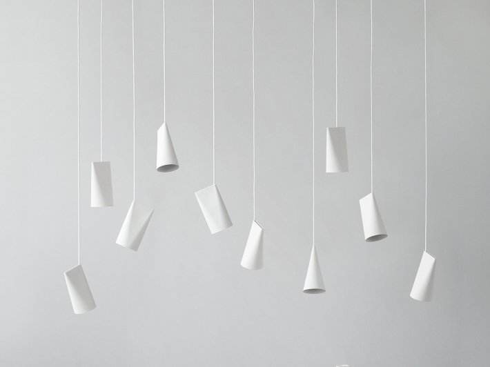 white ceramic pendant light