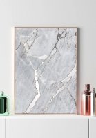 GLAM POSTERS | GREY MARBLE REAL SILVER POSTER | ȥץ/ݥ (30x40cm)̲ ӥ ƥꥢ 󲡤ۤξʲ