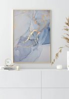 GLAM POSTERS | WATERCOLOR MARBLE REAL ROSE GOLD POSTER | ȥץ/ݥ (30x40cm)̲ ӥ ƥꥢ 󲡤ۤξʲ