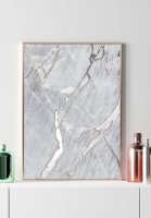 GLAM POSTERS | GREY MARBLE REAL SILVER POSTER | ȥץ/ݥ (50x70cm)̲ ӥ ƥꥢ 󲡤ۤξʲ