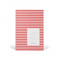 【ネコポス送料無料】NOTEM | VITA NOTEBOOK SMALL (bright red) | ノートブック 罫線【北欧 デンマーク シンプル】の商品画像