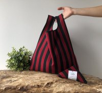 ڥͥݥ̵ATELIER SETTEMBRE | TOTE BAG (red and black stripes) | ȡȥХå/åԥ󥰥Хåξʲ