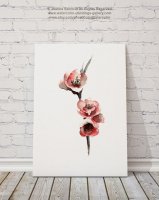 ڥͥݥ̵COLOR WATERCOLOR | Cherry Blossom Tree Art Print #5 | A4 ȥץ/ݥξʲ