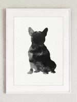 COLOR WATERCOLOR | French Bulldog #4 | A3 ȥץ/ݥ̲ ץ Υۤξʲ