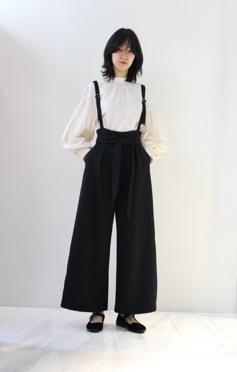 SALE 50%オフ】rikolekt | WOOL CHINO SUS PANTS (black) | ボトムス