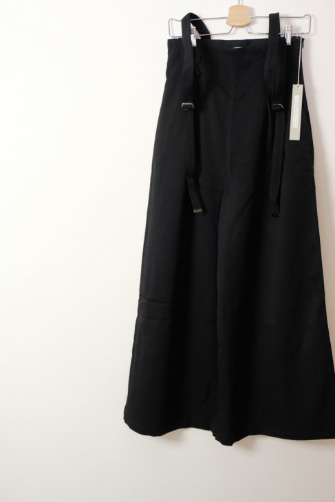 SALE 50%オフ】rikolekt | WOOL CHINO SUS PANTS (black) | ボトムス