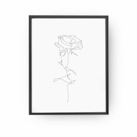 LOVELY POSTERS | ROSE PRINT | A2 アートプリント/ポスター【北欧 シンプル おしゃれ】の商品画像