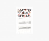 RIFLE PAPER CO. | LET'S DO THIS NOTEPAD レッツドゥ・パッド (NPM013) | ノートパッドの商品画像