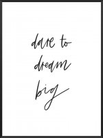 PROJECT NORD | INSPIRATIONAL DREAM BIG POSTER | ȥץ/ݥ (50x70cm)̲ ǥޡ ƥꥢۤξʲ