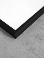 【50x70cm】BLACK ALMINIUM FRAME | ブラックアルミニウムフレーム | 50x70cm【ポスターフレーム アルミ額縁】の商品画像