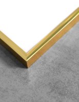 【50x70cm】GOLD ALMINIUM FRAME | ゴールドアルミニウムフレーム | 50x70cm【ポスターフレーム アルミ額縁】の商品画像
