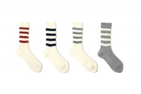 decka -quality socks- | Heavyweight Socks / Stripes | ソックス【デカ 靴下 シンプル かわいい ストライプ プレッピー】の商品画像