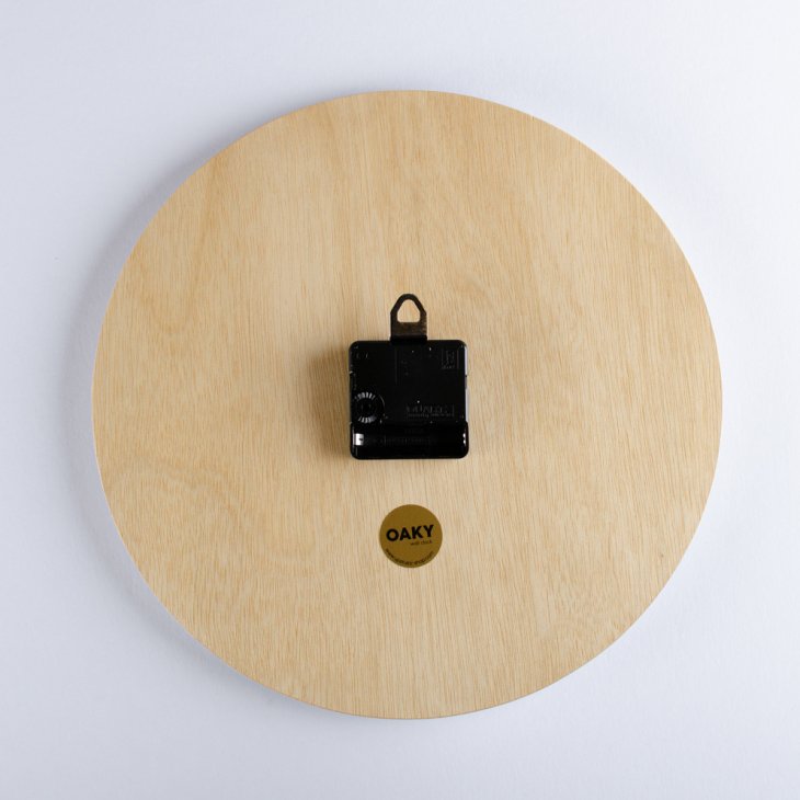 UPSTAIRS STUDIO | OAKY Wall Clock (M02W)【壁掛け時計 北欧 ノルディック モダン インテリア】 - HAFEN  ハーフェン | 北欧・ヨーロッパの雑貨・ポスターを扱う通販ショップ