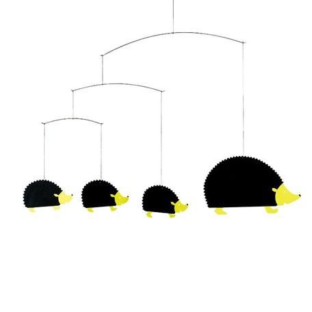 FLENSTED MOBILES | ヘッジホッグファミリー l モビール【北欧