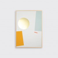 Tom Pigeon | NEW BALANCE 1 (flat) | A2 アートプリント/アートポスター【箔押し 北欧 シンプル モダン インテリア】の商品画像