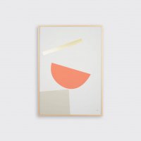 Tom Pigeon | NEW BALANCE 3 (flat) | A2 アートプリント/アートポスター【箔押し 北欧 シンプル モダン インテリア】の商品画像