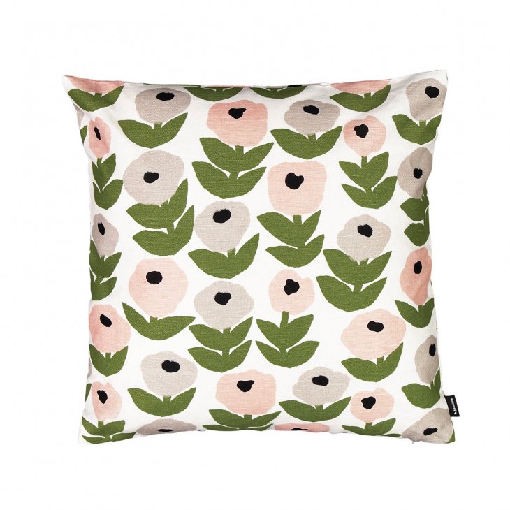 KAUNISTE (カウニステ) | FLORA CUSHION COVER (グレー) | クッション