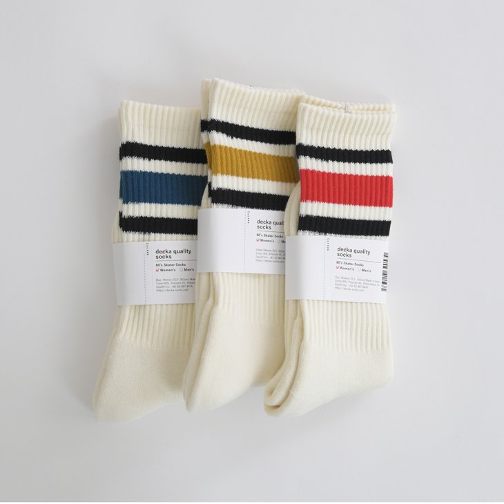 decka -quality socks- | 80's Skater Socks | ソックス【デカ 靴下 