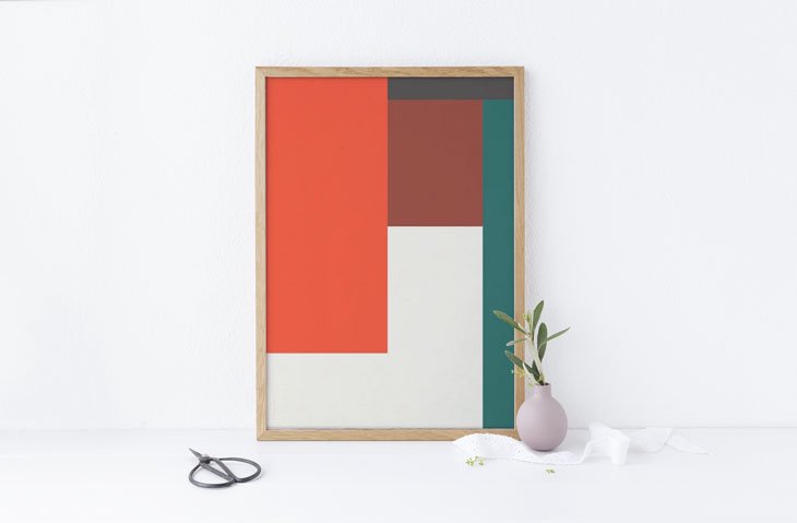 SALE 20%オフ】PAPER COLLECTIVE | WRONG GEOMETRY 04 | アートプリント/アートポスター (30x40cm)【北欧  シンプル インテリア おしゃれ】 - HAFEN ハーフェン | 北欧・ヨーロッパの雑貨・ポスターを扱う通販ショップ