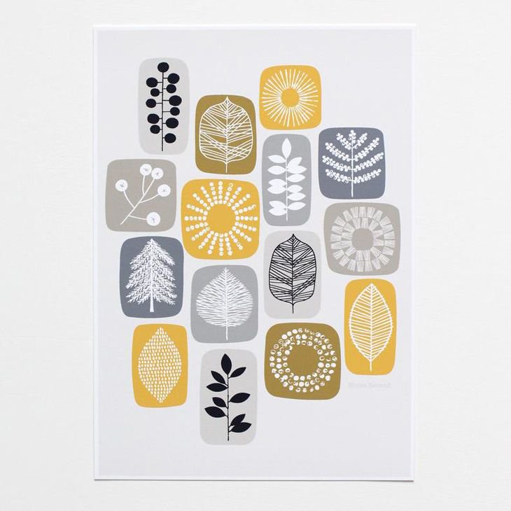 ELOISE RENOUF | Nature Blocks (yellow) | A4 アートプリント 
