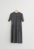 SALE 30%աthe last flower of the afternoon | tucked dress (charcoal) | ԡξʲ